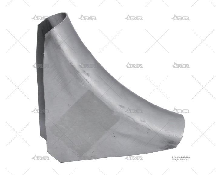 CARTELA ACERO CURVADA CRUZ PUERTA 90º QSP