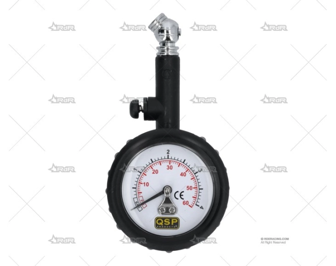 RELOJ PRESION NEUMATICOS PORTATIL 50mm QSP