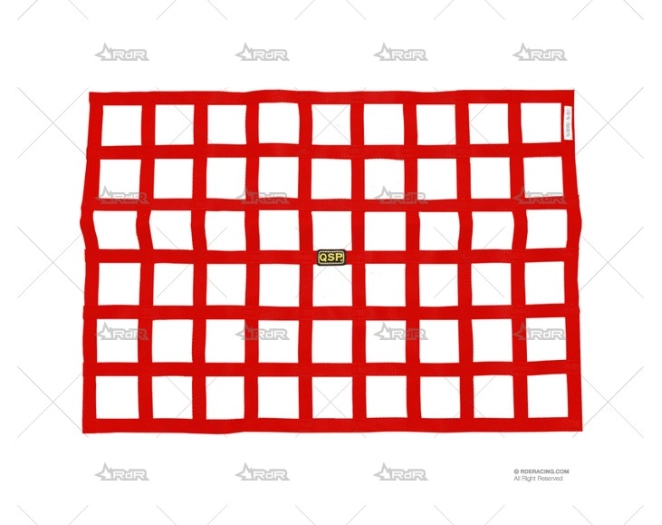 RED DE VENTANILLA QSP COLOR ROJO QSP