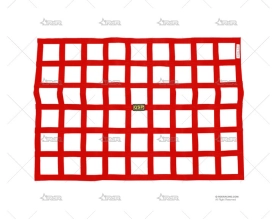 RED DE VENTANILLA QSP COLOR ROJO QSP