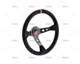 VOLANTE OMP CORSICA NEGRO/ROJO/ANTE OMP