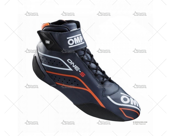 BOTINES OMP ONE-S AZUL/NARANJA T.41 OMP