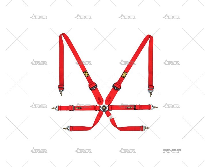 ARNES 6 PUNTOS OMP ONE 3+2" UP/DOWN FIA OMP