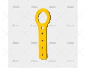 GANCHO REMOLCAR OMP ALU. 50mm 6mm