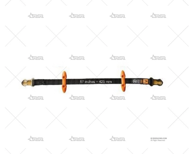 KIT CORREA FIJACION HANS DESLIZANTE 17"