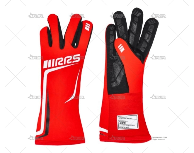 GUANTES FIA GRIP2 T.11/XL ROJO RRS