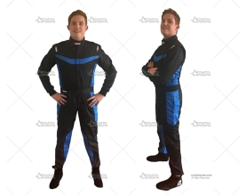 MONO KARTING ONE NEGRO/AZUL T.XXXL RRS