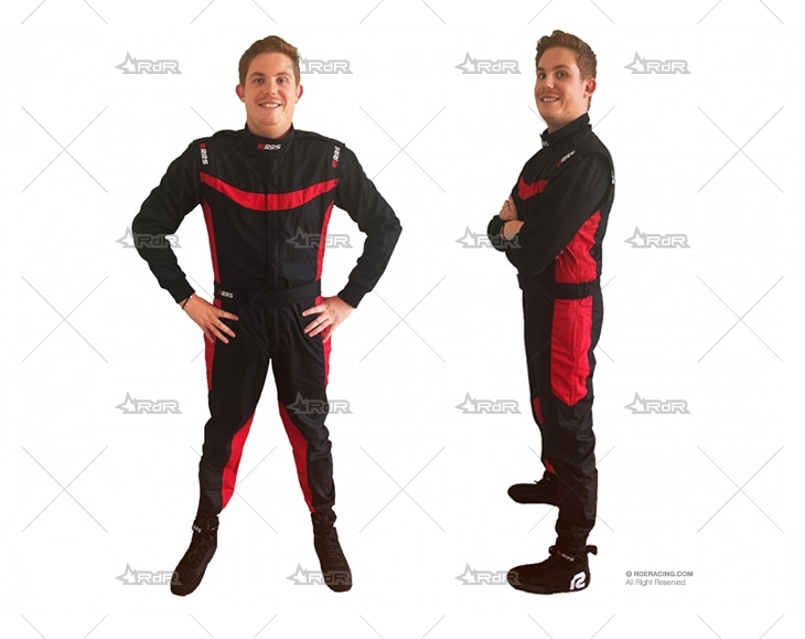 MONO KARTING ONE NEGRO/ROJO T.XL RRS