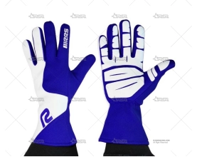 GUANTES PILOTO KARTING AZUL T.M/9 RRS