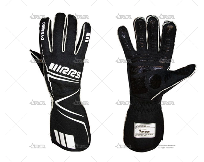 GUANTES RRS DYNAMIC 2 FIA T.10 NEGRO RRS