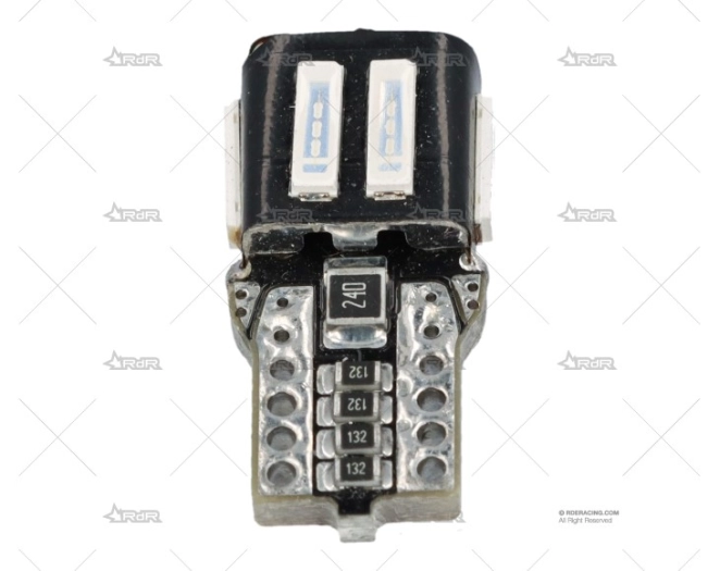 BOMBILLA T10 12V W5W LED KATUR AZUL x1 KATUR