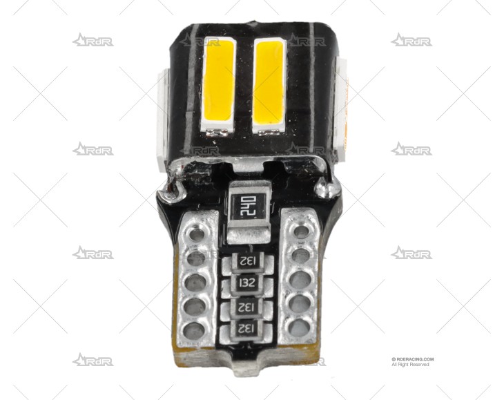 BOMBILLA T10 12V W5W LED KATUR AMBAR x1 KATUR