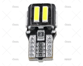 BOMBILLA T10 12V W5W LED KATUR BLANCA x1