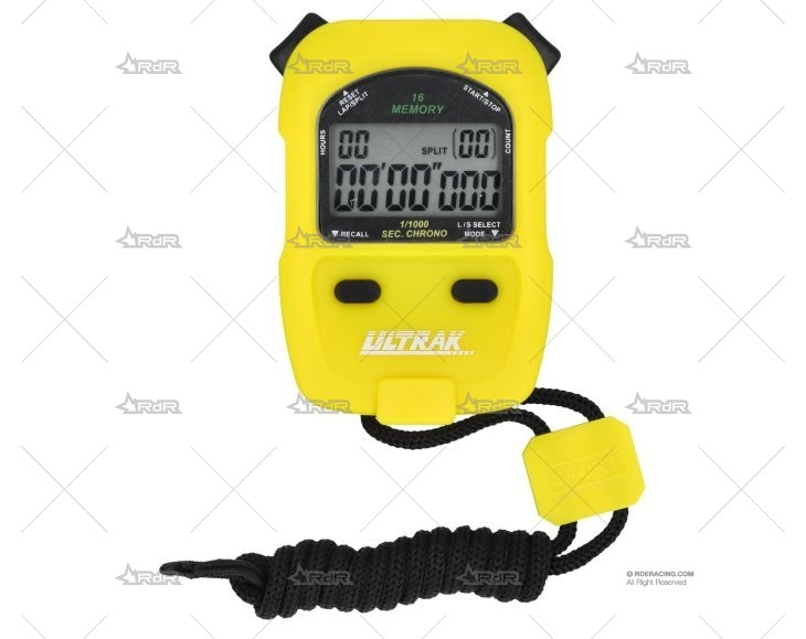 CRONOMETRO MANO RACING 16 AMARILLO R DE RACING