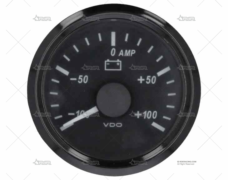 AMPERIMETRO VDO SVW 100-100AMP 52mm