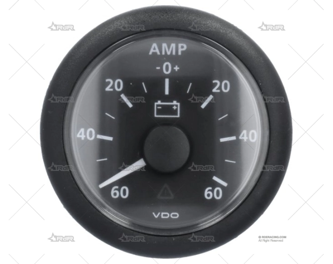 AMPERIMETRO VLN 12/24V  60AMP 52mm VERATRON