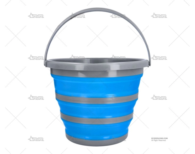 BALDE PLEGABLE 10L AZUL GS