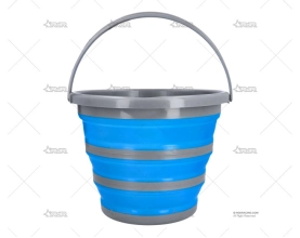 BALDE PLEGABLE 10L AZUL GS