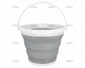 BALDE PLEGABLE 10L GRIS GS