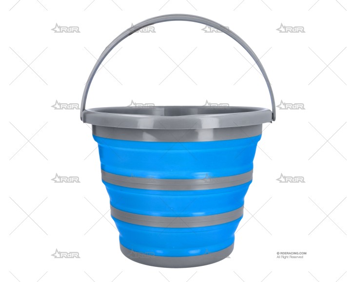 BALDE PLEGABLE 10L AZUL GS