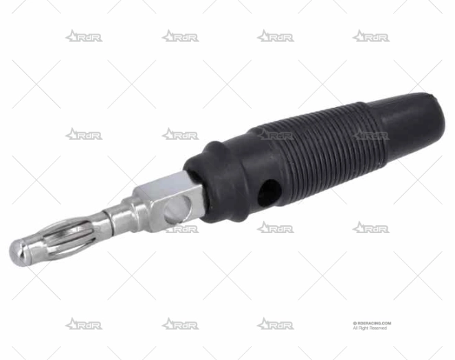 BANANA CON ESPARRAGO 4mm NEGRA BRAND R