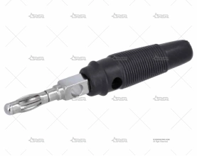 BANANA CON ESPARRAGO 4mm NEGRA BRAND R