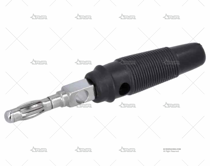 BANANA CON ESPARRAGO 4mm NEGRA BRAND R