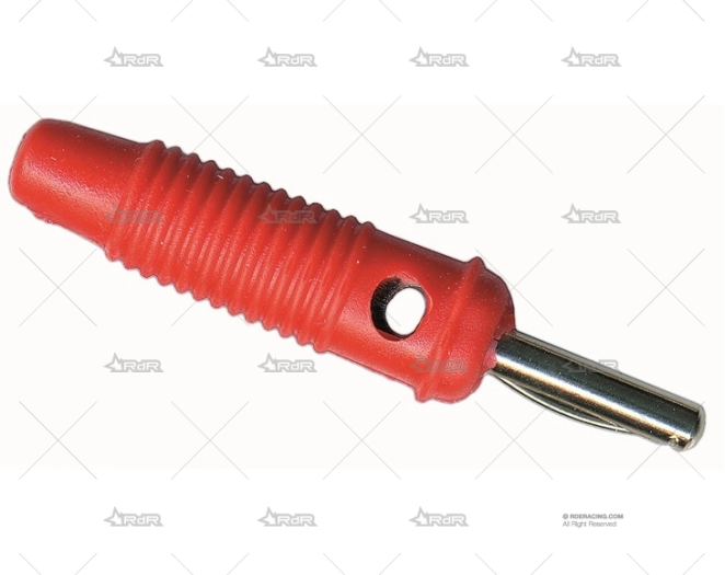 BANANA CON ESPARRAGO 4mm ROJA BRAND R