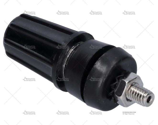 BORNE LATON NEGRO 4mm BRAND R