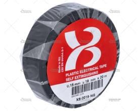 CINTA AISLANTE 19mmX20m NEGRA   AUTOEXT. PSP TAPES
