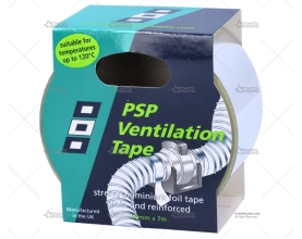 CINTA P/TUBO VENTIL. PLATA ALU 50mm x 7m PSP TAPES