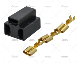 CONECTOR 3 POLOS PARA INDICADOR 52mm VDO