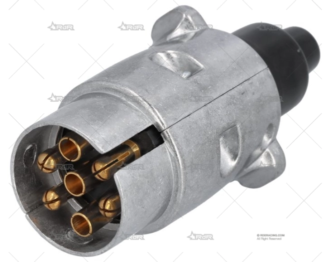 ENCHUFE REMOLQUE 7 POLOS METALICA BRAND R
