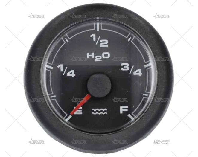 IND. AGUA OL 12/24V 52mm NEGRO VERATRON