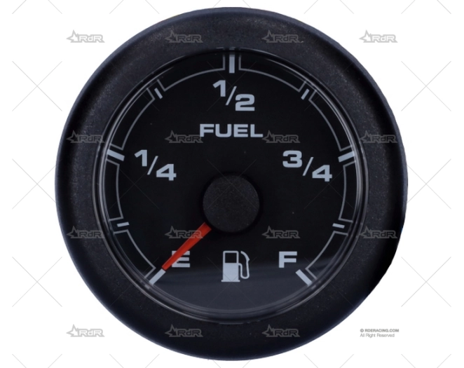 INDICADOR COMBUSTIBLE 12/24V NEGRO VERATRON