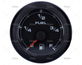 INDICADOR COMBUSTIBLE 12/24V NEGRO VERATRON