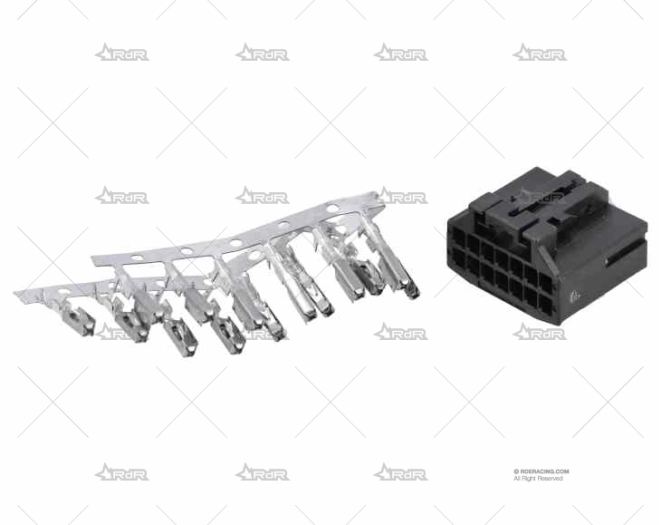 KIT CONECTOR 14PIN VL (CONECTOR+PINES) VDO