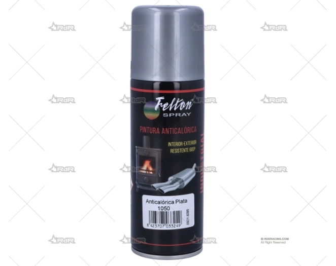PINTURA 300º PLATA  SPRAY 200 ml. FELTON