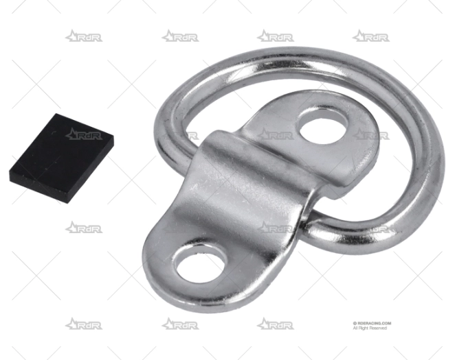 PLATINA C/ANILLA INOX SS 304 28X12mm BRAND R