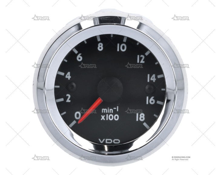 TACOMETRO 1800 52mm W 12V OLC VDO