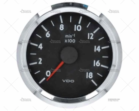 TACOMETRO 1800 85mm W 12V OLC VDO