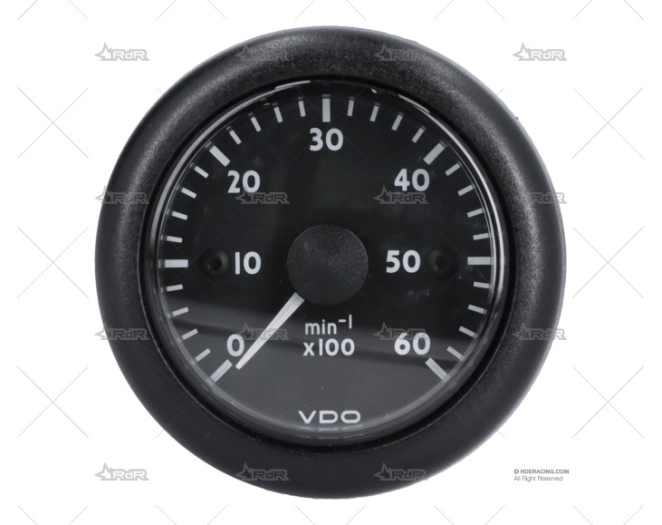 TACOMETRO 6000 52mm W1 12V OLN VDO