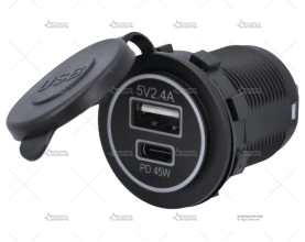 TOMA USB TIPO A/C BRAND R