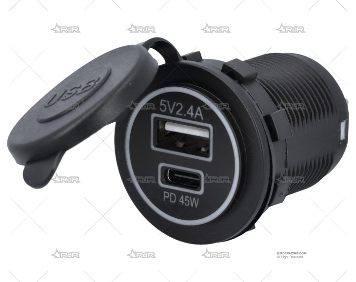 TOMA USB TIPO A/C BRAND R