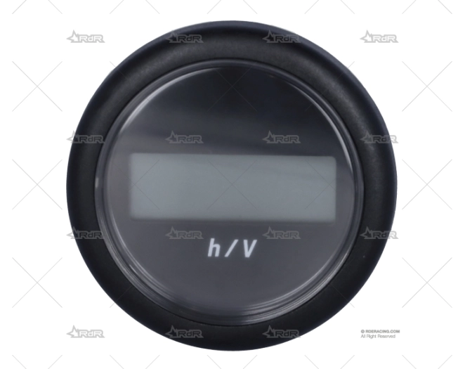 VOLTIMETRO  8-24V CTA. HORAS NEGRO VERATRON