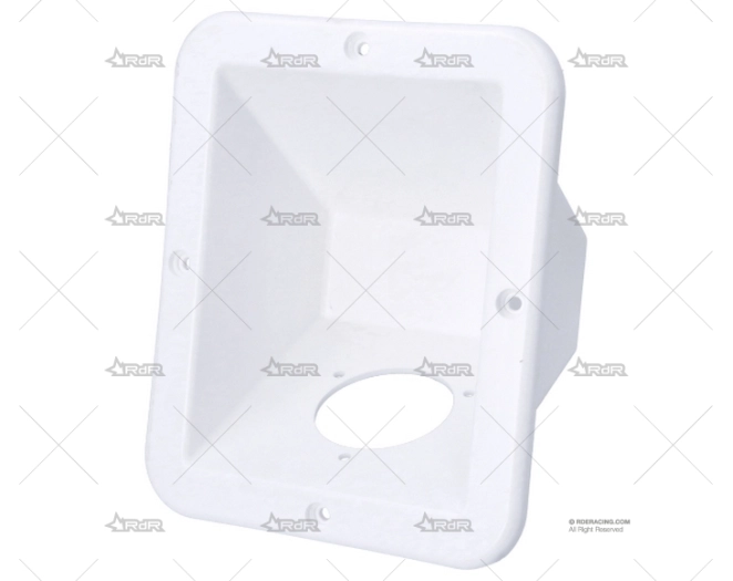 CAJA EMPOTRABLE BLANCA AGUJERO