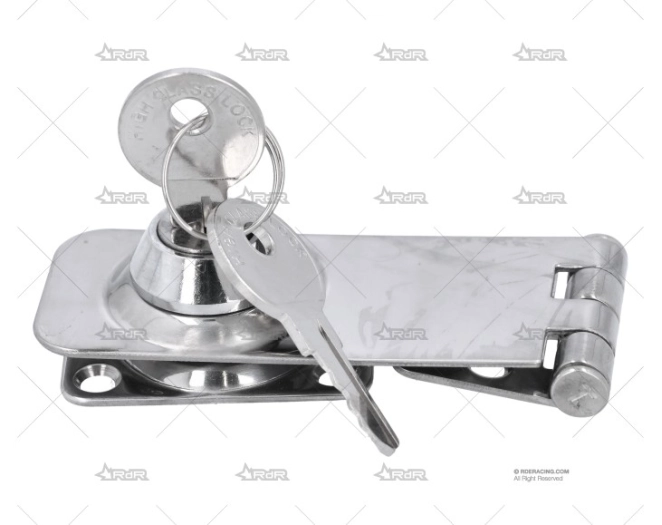 CIERRE INOX SS 304 C/LLAVE 76x29mm
