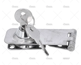 CIERRE INOX SS 304 C/LLAVE 76x29mm
