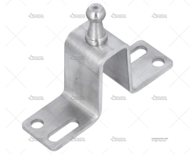 SOPORTE AMORTIGUADOR INOX 85x40mm