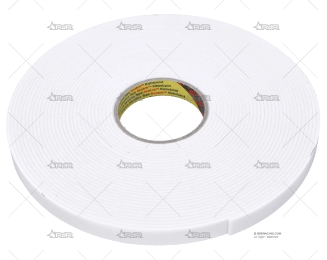 CINTA DOBLE CARA FUERTE 16,5m x 19mm 3M